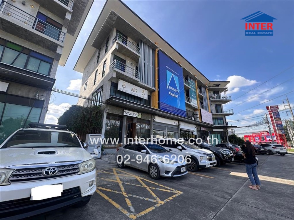 For SaleShop HouseChaengwatana, Muangthong : 4-storey commercial building, 25.2 sq.w., The Idea Boutique Building, near Pak Kret bypass road, Tiwanon road, Pak Kret, Nonthaburi