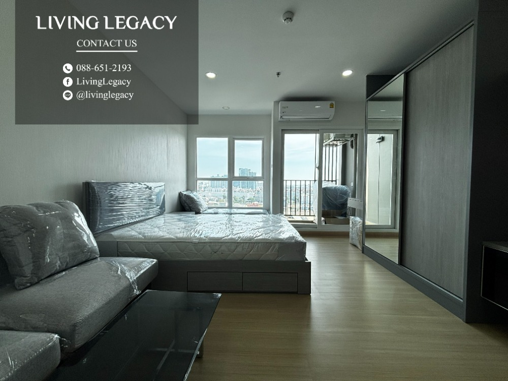 For RentCondoRamkhamhaeng, Hua Mak : SO4GRT Condo For Rent Supalai Veranda Ramkhamhaeng 28.01 Sq.M. Floor 14 Building B line id : @livinglegacy