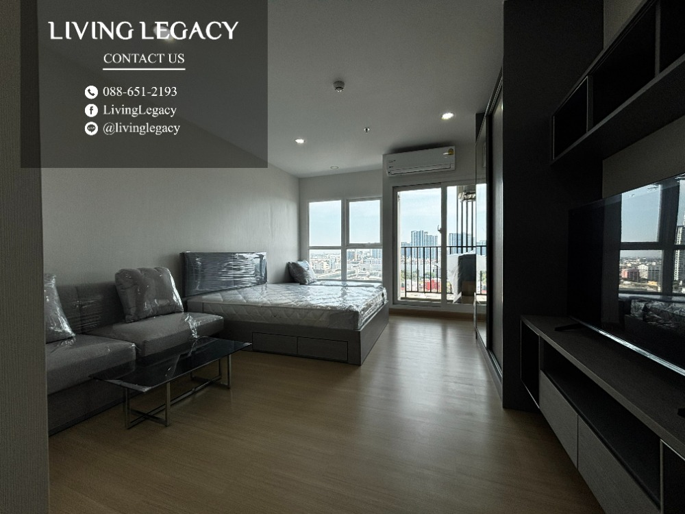 For RentCondoRamkhamhaeng, Hua Mak : SO4GRT Condo For Rent Supalai Veranda Ramkhamhaeng 28.01 Sq.M. Floor 14 Building B line id : @livinglegacy