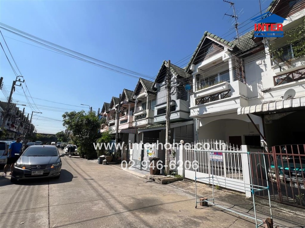 For SaleTownhomeChaengwatana, Muangthong : 2-storey townhouse, 17 sq m, Tawanna Village, opposite the Government Lottery Office, Soi Liang Muang Nonthaburi 42, Sanambinnam Road, Tiwanon Road, Mueang Nonthaburi, Nonthaburi