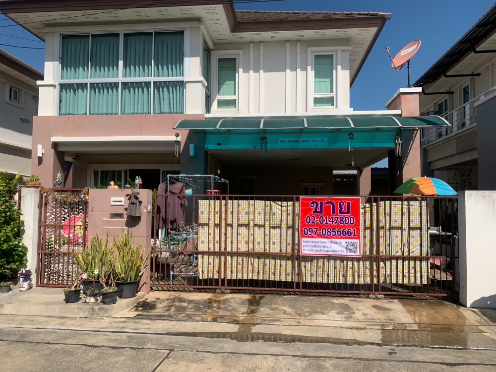 ขายบ้านมีนบุรี-ร่มเกล้า : บ้านเดี่ยว มบ. เจดับบลิว แกรนด์ ธารา คลอง 3 วา