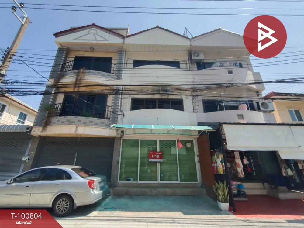 For SaleShop HouseLadprao101, Happy Land, The Mall Bang Kapi : Commercial building for sale, Soi Lat Phrao 96, area 17 sq m, Bang Kapi, Bangkok