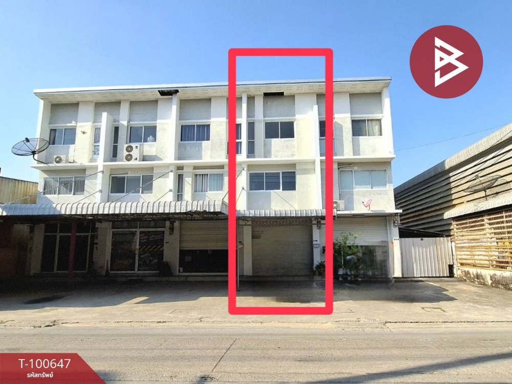 For SaleShop HouseSamut Prakan,Samrong : Commercial building for sale, Soi Suk Sawat 76, area 28.8 sq m, Phra Pradaeng, Samut Prakan