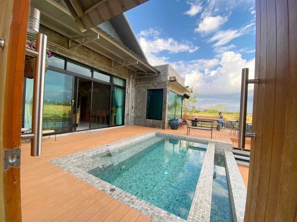 บ้านพร้อมสระว่ายน้ำส่วนตัว ให้เช่าเดือนละ 75,000 บาท ใกล้รร.นานาชาตินครพายัพเพียง 5 นาที No.5H511 Loading...