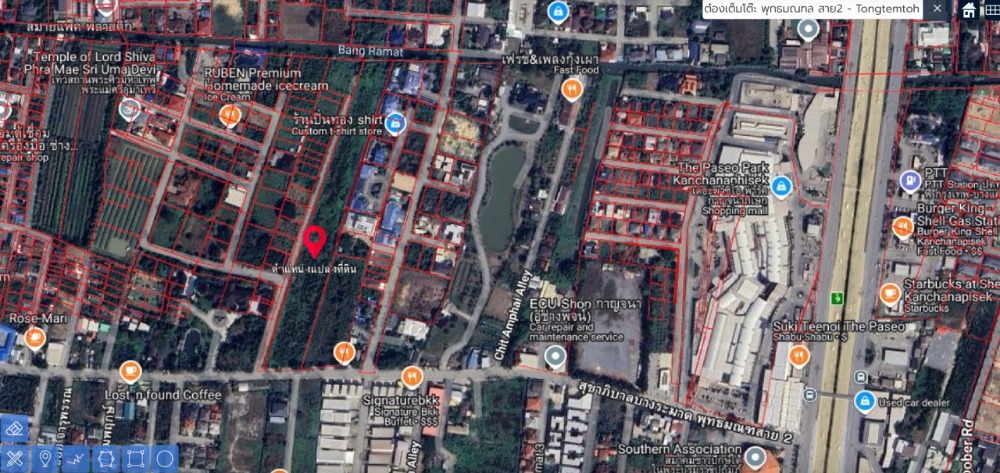 ขายที่ดินพุทธมณฑล ศาลายา : ขายที่ดิน ติดถนนสุขาภิบาลบางระมาด  หลังห้างพาซีโอ กาญจนาภิเษก เหมาะสำหรับพัฒนาโครงการจัดสรร ทำเลดี พื้นที่สวย ถนนกว้าง