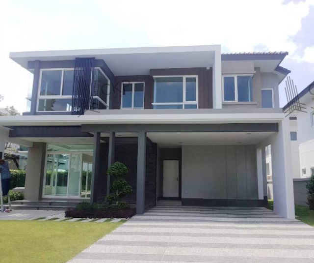 ขายบ้านปิ่นเกล้า จรัญสนิทวงศ์ : บ้านเดี่ยว เดอะ แกรนด์ ปิ่นเกล้า-เดอ ไพน์ หน้าบ้านไม่ชนใคร สงบร่มรื่นมาก ใกล้ม.มหิดล เดินทางสะดวก