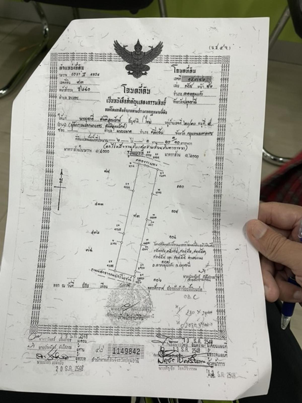 For SaleLandNonthaburi, Bang Yai, Bangbuathong : Beautiful land plot for sale, size 6 and a half rai, opposite Wat Buasuwan Pradit