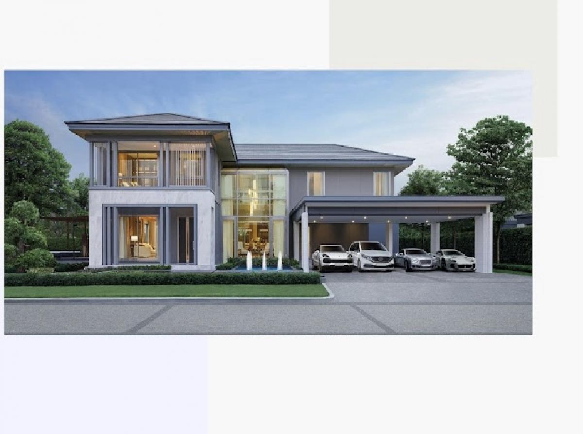 For SaleHouseLadkrabang, Suwannaphum Airport : Perfect masterpiece Rama9 5 bed 6 bath size 393 Sq.m only 55,500,000 MB contact 086-795-9997 (Jimmy)