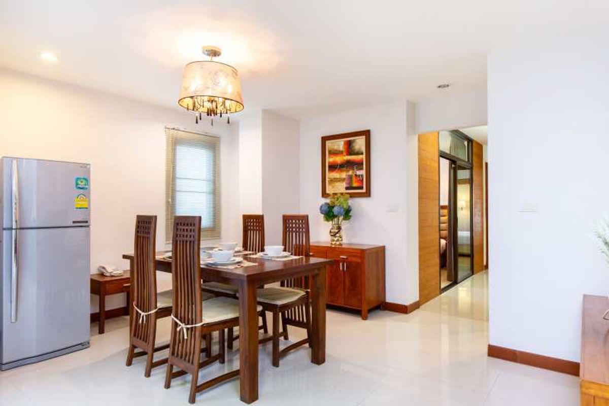 For RentBangna, Bearing, Lasalle : Residence for Rent in Bangna, Fully equipped with convenient amenities, located close to Bangkok Patana School and not far from BTS Bearing. Small pets are allowed.