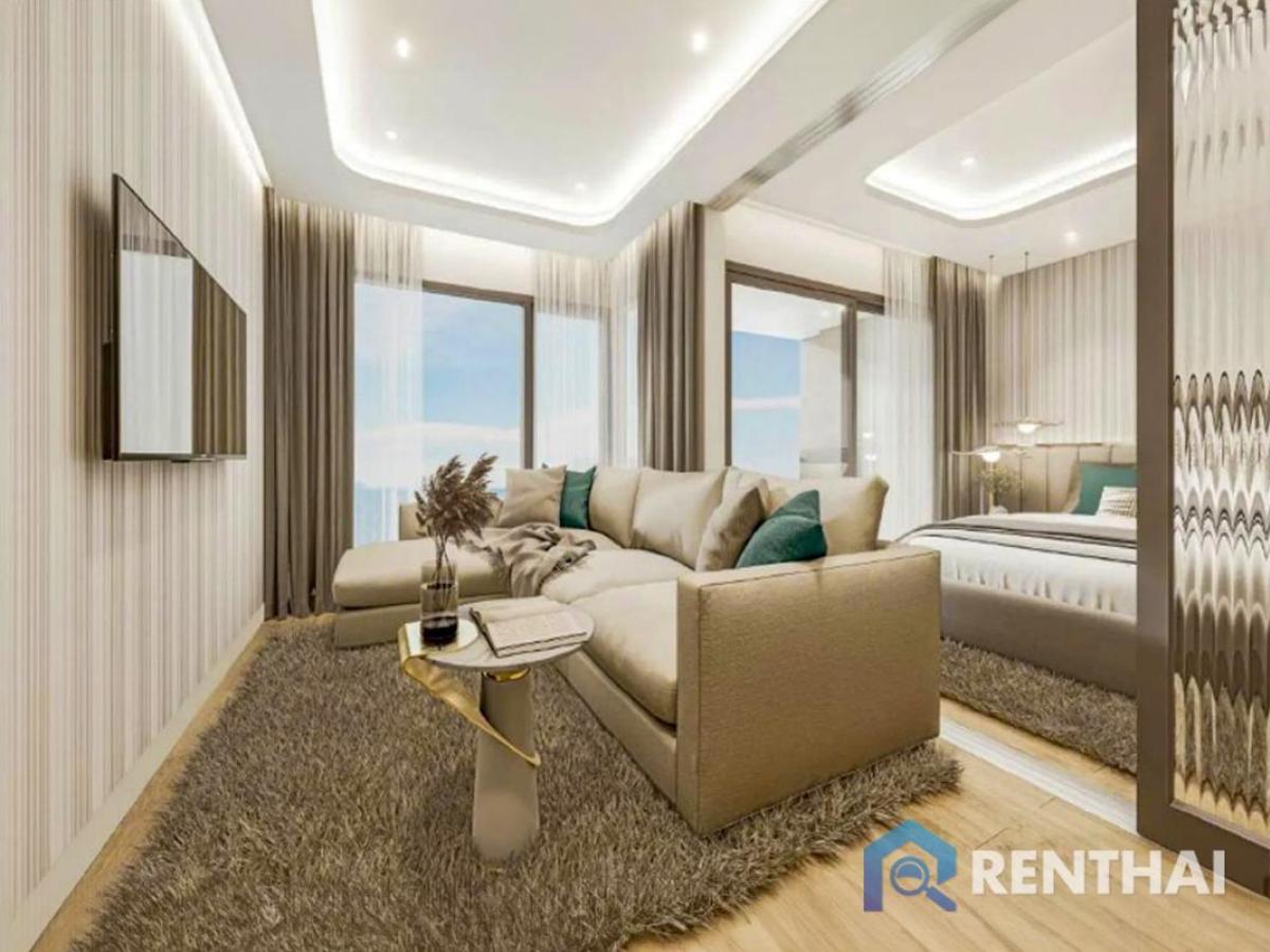 For SaleCondoPattaya, Bangsaen, Chonburi : Open for reservations for beachfront condo, Seaspire Jomtien, 1bedroom 38 sq m, foreign name, best price