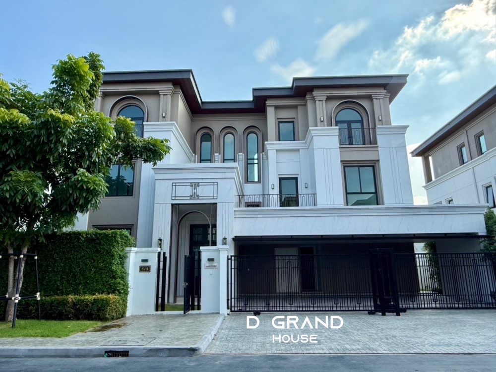 For SaleHousePattanakan, Srinakarin : 𝗖𝗜𝗡𝗤 𝗥𝗢𝗬𝗔𝗟 𝗞𝗿𝘂𝗻𝗴𝘁𝗵𝗲𝗽 𝗞𝗿𝗲𝗲𝘁𝗵𝗮 Luxury house in a very popular location! Second-hand house, like new condition at a very worthwhile price! Beautiful house, very good location, on the main road, near the clubhouse