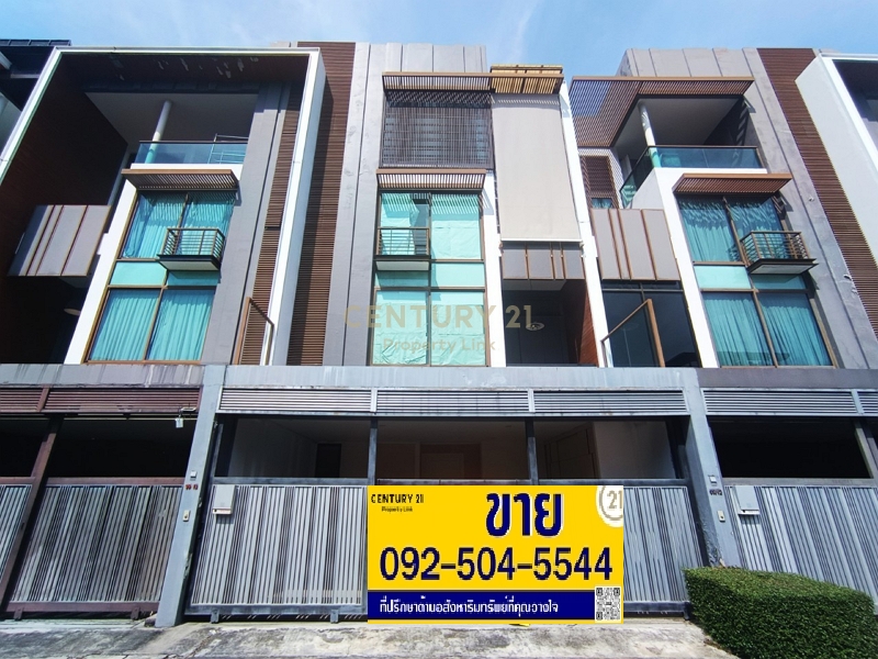 ขายทาวน์โฮมอ่อนนุช อุดมสุข : ขายทาวน์โฮม Residence สุขุมวิท 65 ที่ดิน 28.1 ตร.ว. หน้ากว้าง 7.5 เมตร บ้านตกแต่งใหม่ 90% No.C21-TH-67052