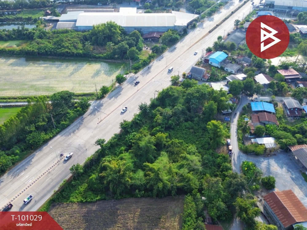 For SaleLandSuphan Buri : Urgent sale, vacant land, area 3 rai 90.2 sq.wa, Bang Kung, Suphan Buri