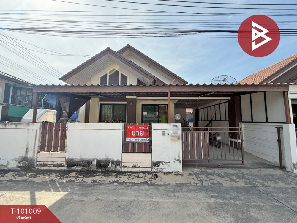 ขายทาวน์โฮมพัทยา บางแสน ชลบุรี สัตหีบ : ขายบ้านเดี่ยว หมู่บ้านแสนมณี6 พานทอง ชลบุรี
