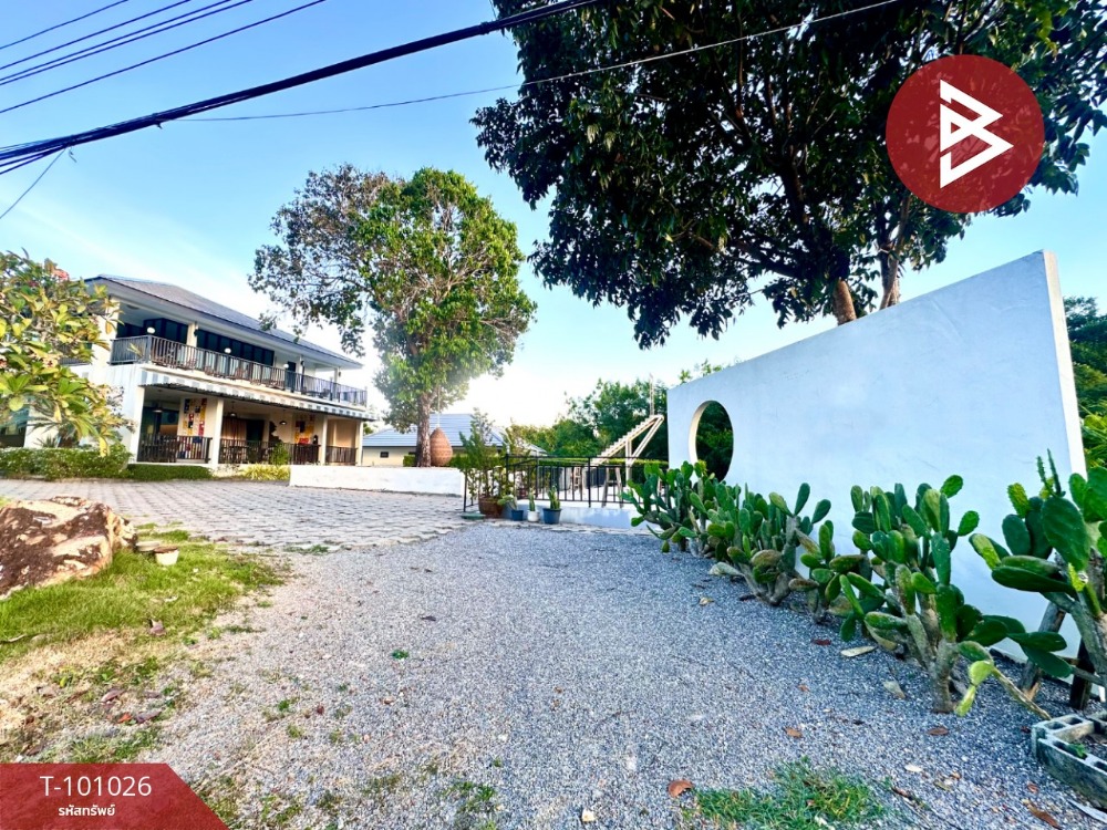 For SaleLandChanthaburi : Land for sale with buildings, area 3 rai 1 ngan 12 sq m, Na Yai Am, Chanthaburi