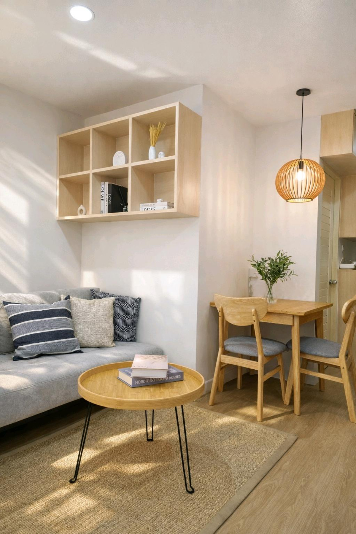 For SaleCondoOnnut, Udomsuk : 🌷Here it is, end of month with the cutest room🌷 Installment starts at only 7,xxx baht🌈Fully furnished, just bring your bags and youre ready to move in🏠