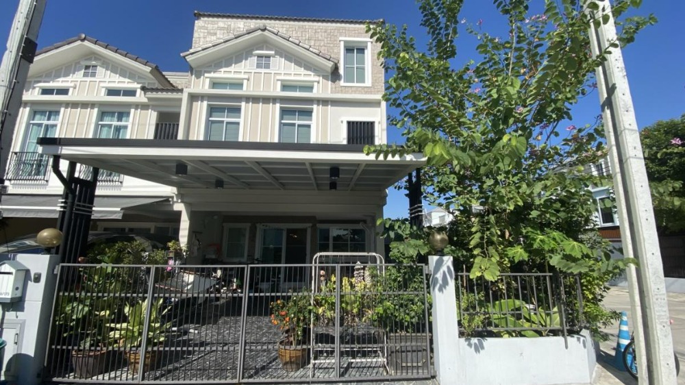 For RentHouseBangna, Bearing, Lasalle : Townhouse for rent, Indy 2 Bangna-Ramkhamhaeng 2 (indy 2 Bangna-Ramkhamhaeng 2), size 35 sq m, fully furnished, ready to move in, near Ramkhamhaeng University, Bangna