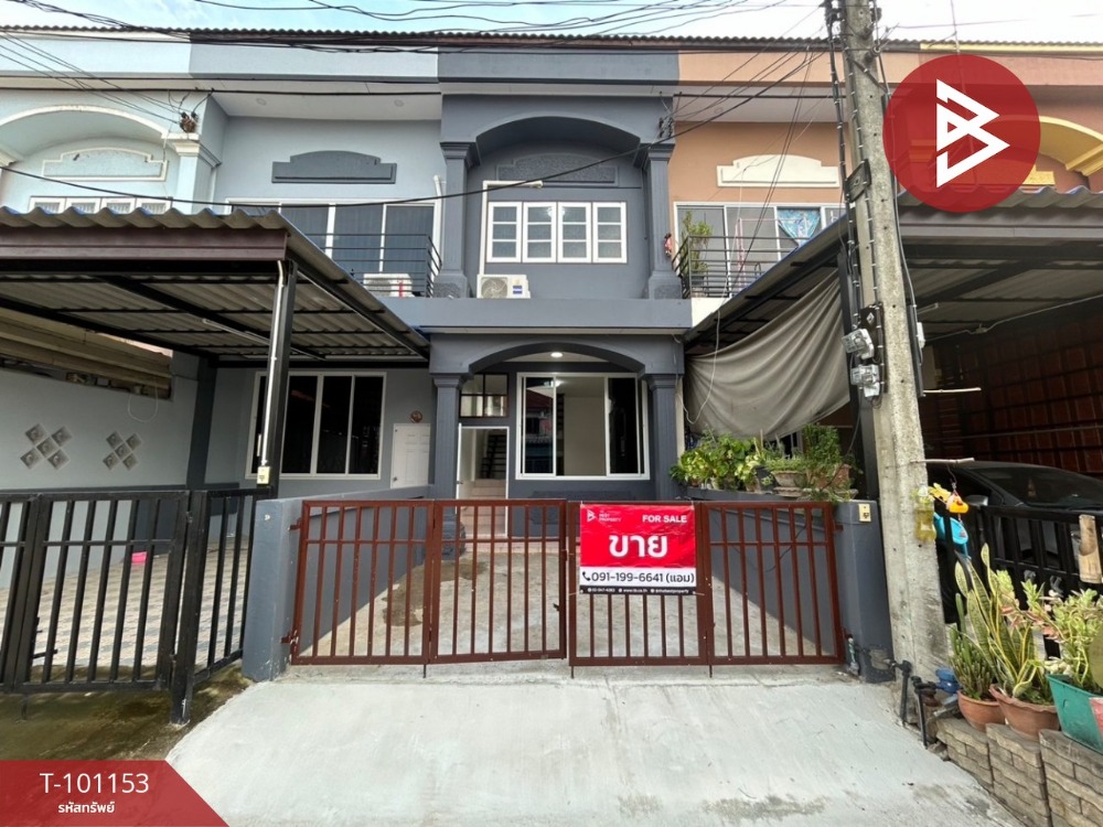 For SaleTownhomeRatchaburi : Townhouse for sale, Thanthip Village, area 18 square wah, Ban Pong, Ratchaburi