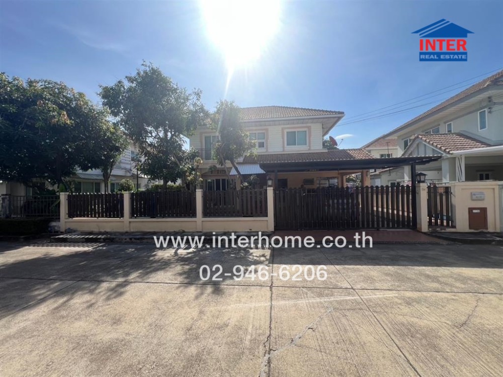 For SaleHouseRama5, Ratchapruek, Bangkruai : 2-storey detached house, 60 sq m., Perfect Place Village, Ratchaphruek 1, near Saphan Chetthabodin, Nonthaburi Bypass Road, Ratchaphruek Road, Mueang Nonthaburi, Nonthaburi
