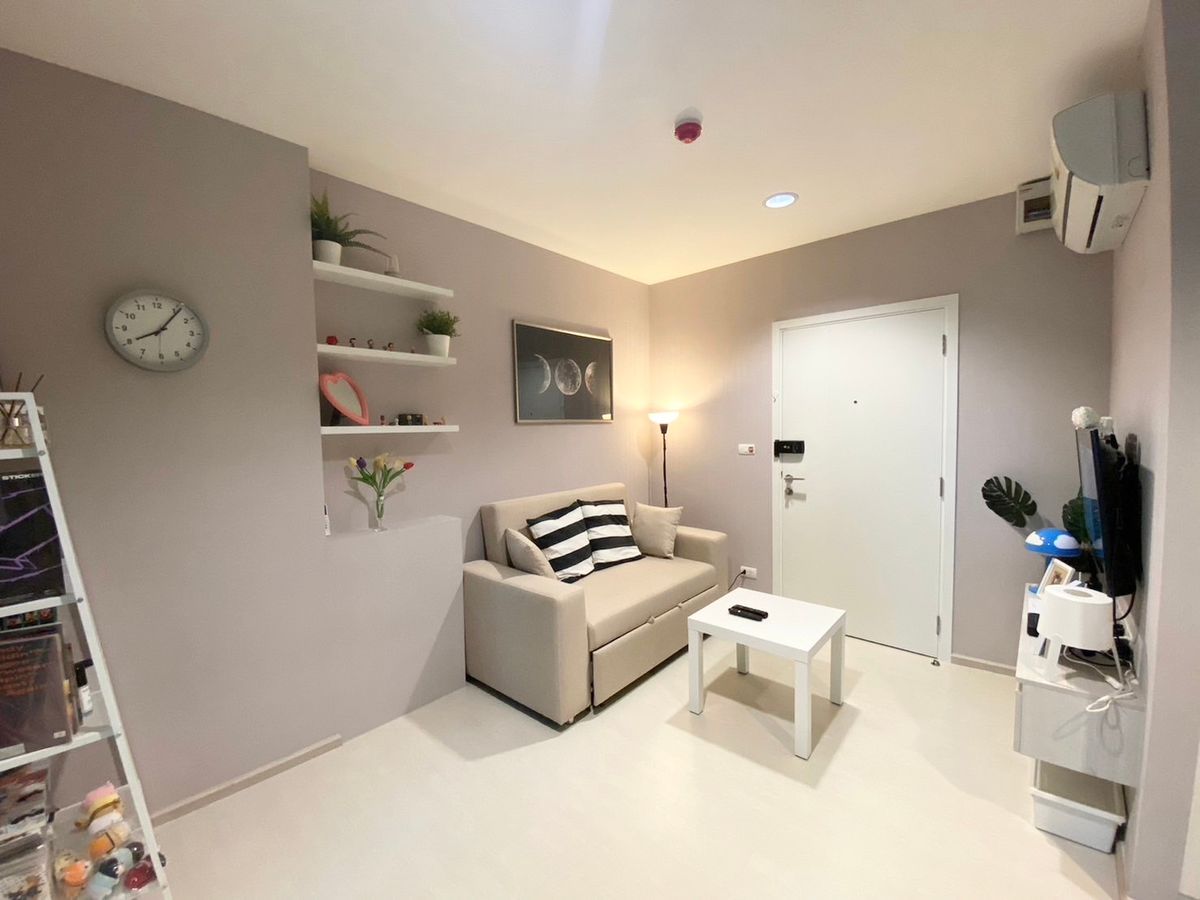 ให้เช่าคอนโดสมุทรปราการ สำโรง : เช่าคอนโด Aspire Erawan ( One Bed Plus ) ห้องสวย ไม่เคยปล่อยเช่า ลมดี ติดBTSเอราวัณ / โทร 099-149-5164