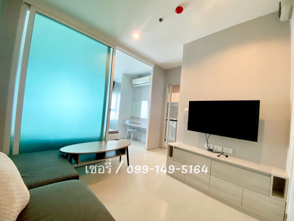 For RentCondoSamut Prakan,Samrong : ASPIRE ERAWAN condo rental, next to BTS Erawan, very beautiful room, never rented Built -in, full of all furniture chandeliers Full central / call 099-149-5164