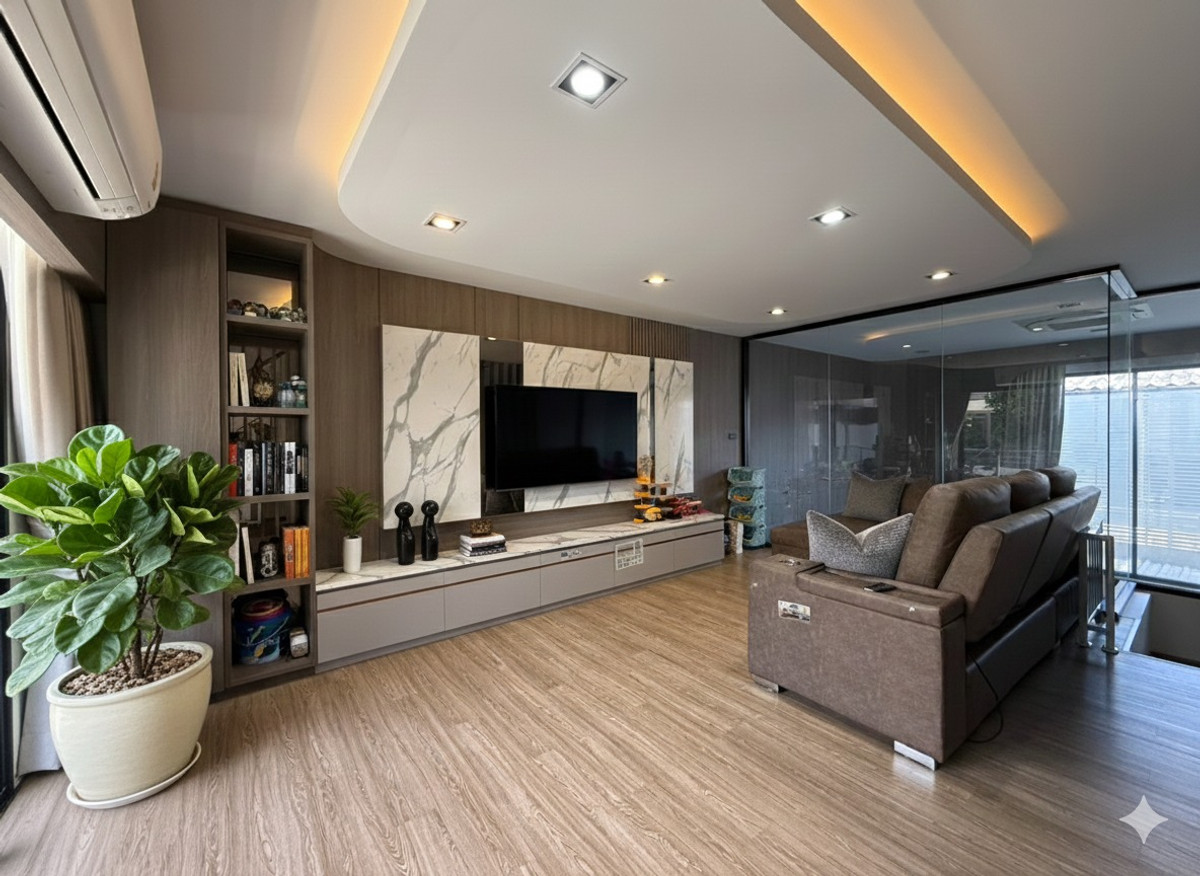 ให้เช่าบ้านรัชดา ห้วยขวาง : 🌈 ให้เช่าด่วน !!  THER 93 Town Home 3.5 ชั้น ลาดพร้าว 93 เพียง 15 นาทีจากรัชดา /4B4B/220sqm.