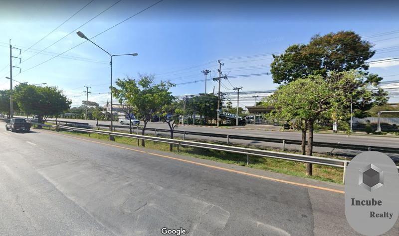 ขายที่ดินสมุทรปราการ สำโรง : ขายที่ดินพร้อมโรงงาน 42-3-35 ไร่ พื้นที่สีม่วง ติดถนนสุขุมวิท บางปูใหม่