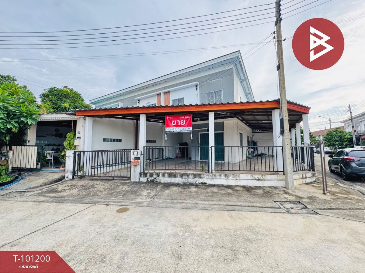 For SaleTownhomePathum Thani,Rangsit, Thammasat : Townhouse for sale, Pruksa Village 60/1, Rangsit-Bang Phun, Pathum Thani, ready to move in
