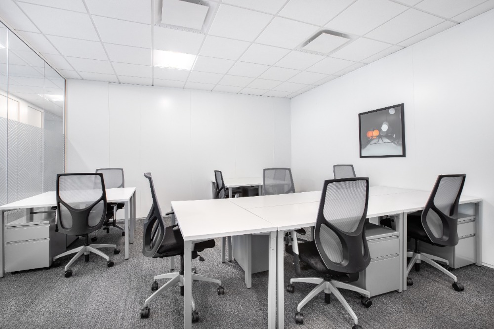 For RentKasetsart, Ratchayothin : Beautifully designed open plan office space for 15 persons in Spaces Phahon 19