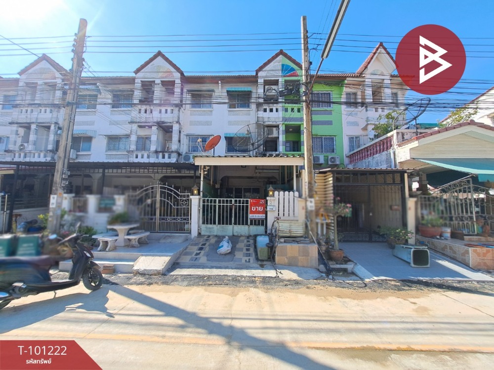 ขายทาวน์โฮมสมุทรปราการ สำโรง : ขายทาวน์เฮ้าส์ 3 ชั้น หมู่บ้านสายรุ้ง หนามแดง-บางพลี สมุทรปราการ