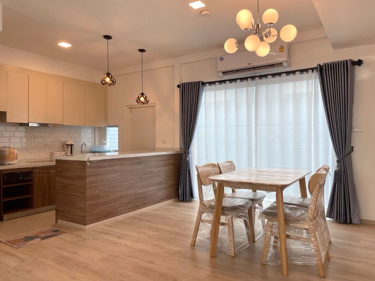 For RentHouseBangna, Bearing, Lasalle : ✅#For rent ✅New townhouse ready to move in at Indy 2 Bangna-Ramkhamhaeng 2