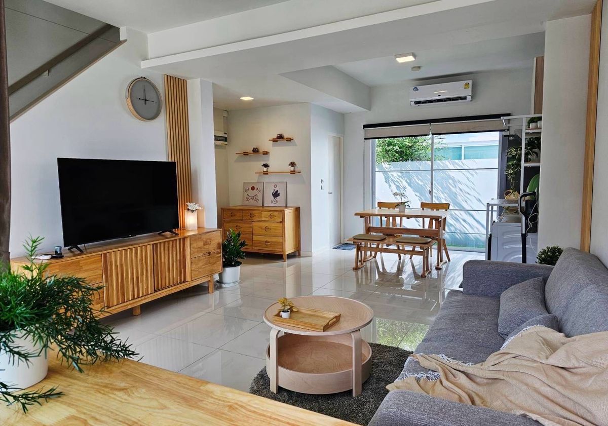 For RentTownhomeBangna, Bearing, Lasalle : ✅#For rent ✅New townhouse ready to move in at Indy 2 Bangna-Ramkhamhaeng 2