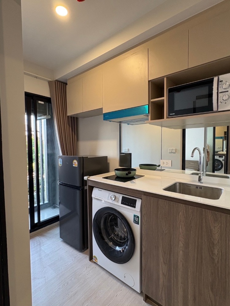 For RentCondoPathum Thani,Rangsit, Thammasat : Condo for rent, Nue Core Khu Khot, new room, complete with electrical appliances and furniture
