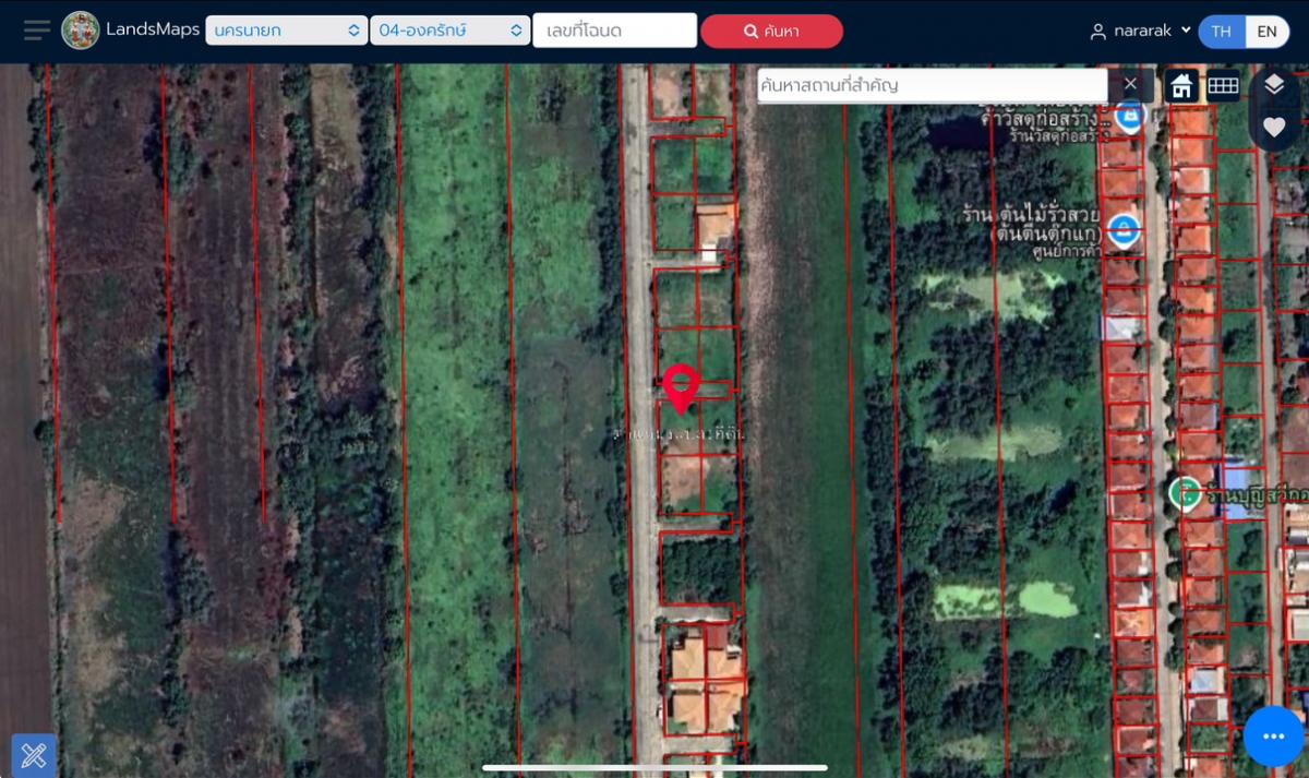 For SaleLandNakhon Nayok : Land for sale, The Urban project, 102 sq m, Khlong 15, Rangsit-Nakhon Nayok Road, Khlong Yai Subdistrict, Ongkharak District, Nakhon Nayok Province