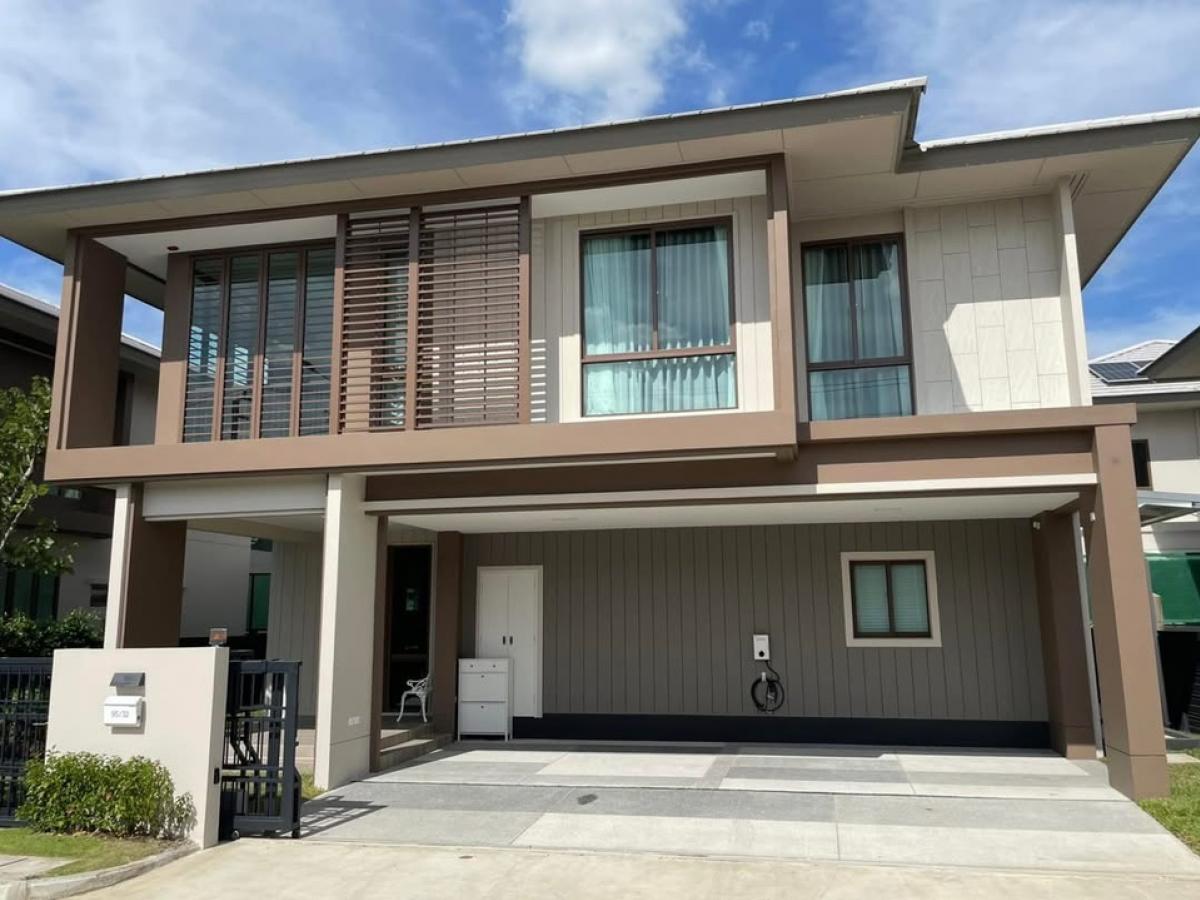 ให้เช่าบ้านพัฒนาการ ศรีนครินทร์ : บ้านเดี่ยวให้เช่า บุราสิริ กรุงเทพกรีฑา เลี้ยงสัตว์ได้ พร้อมโซลาร์รูฟ