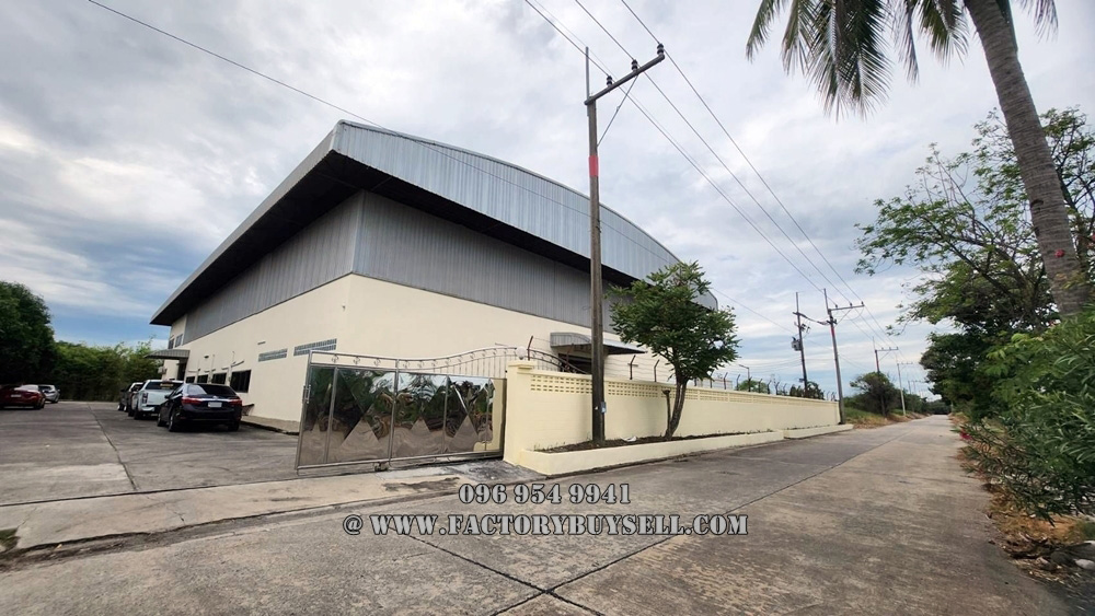 For SaleFactoryChachoengsao : Factory for sale, EEC area, Suwinthawong Road, Khlong Udom Chonlachon Subdistrict, Mueang District, Chachoengsao Province