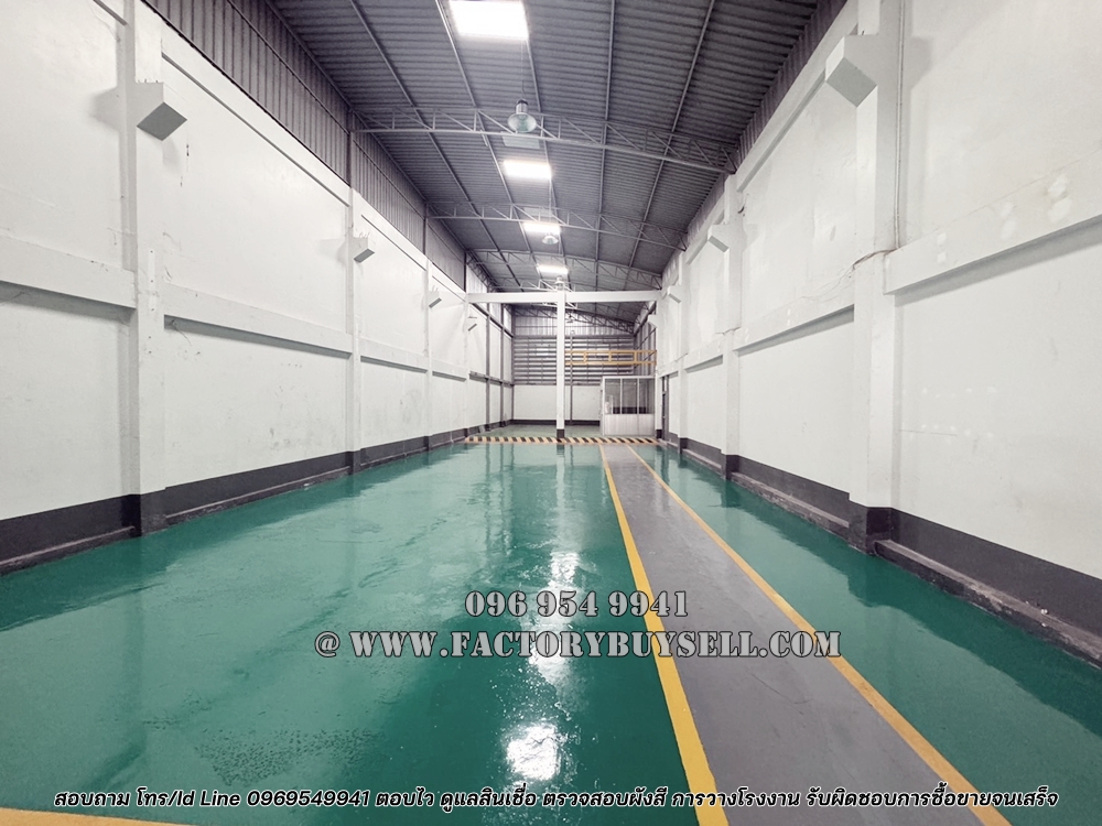 For SaleFactoryMahachai Samut Sakhon : Factory for sale, Ekkachai Road, Soi Chet Mahachai, Bang Nam Chuet Subdistrict, Samut Sakhon. Newly renovated building, beautiful, clean, ready to work.
