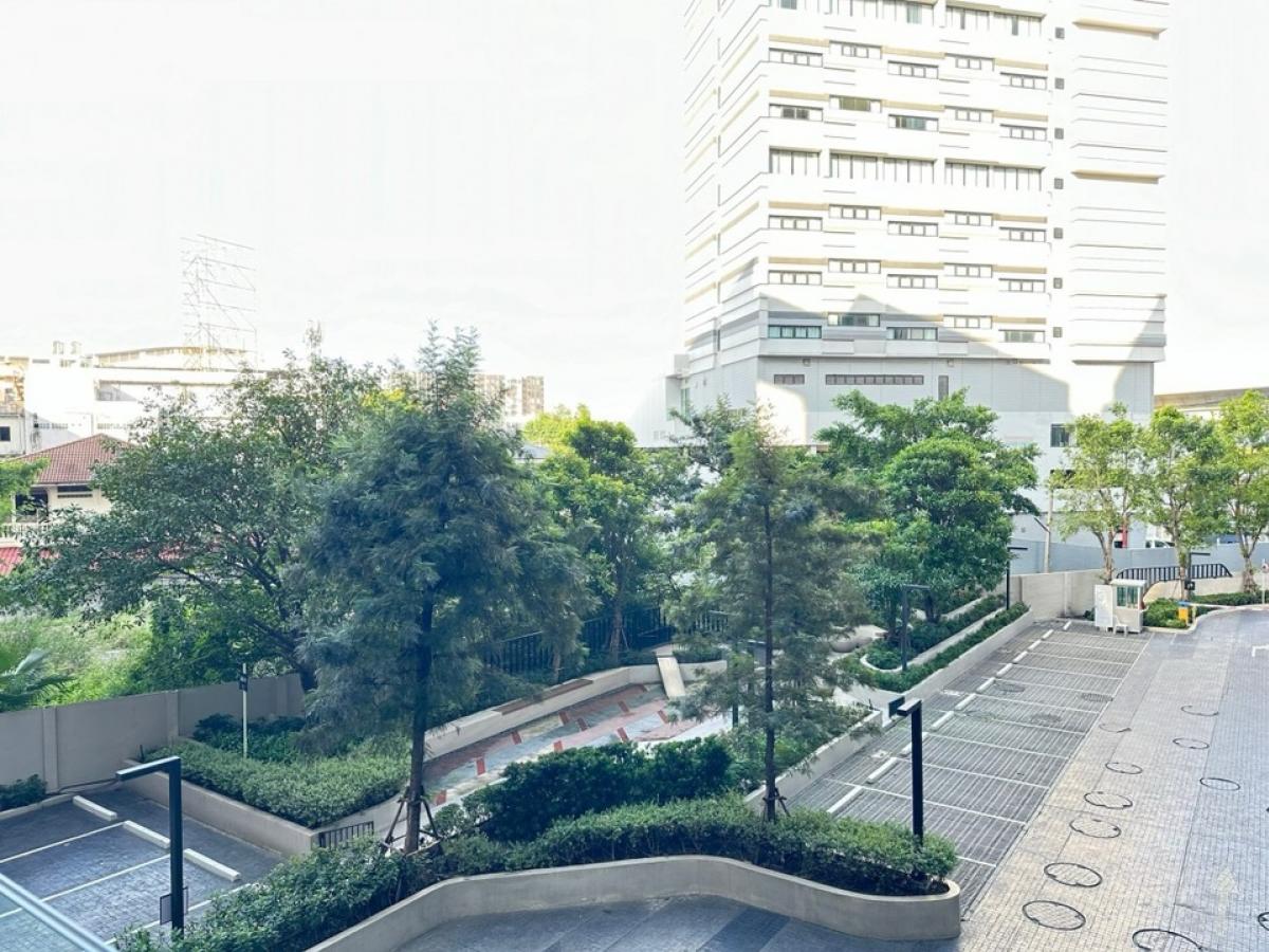 For SaleCondoVipawadee, Don Mueang, Lak Si : Condo for sale Knightsbridge Phaholyothin Interchange fully furnished, BTS line, Bang Khen Monument Circle, 2 bedrooms, location on the Green Line and Pink Line, Bang Khen Circle, fully furnished, located on the 5th floor, room size 35.64 sq m., 2 bedroom