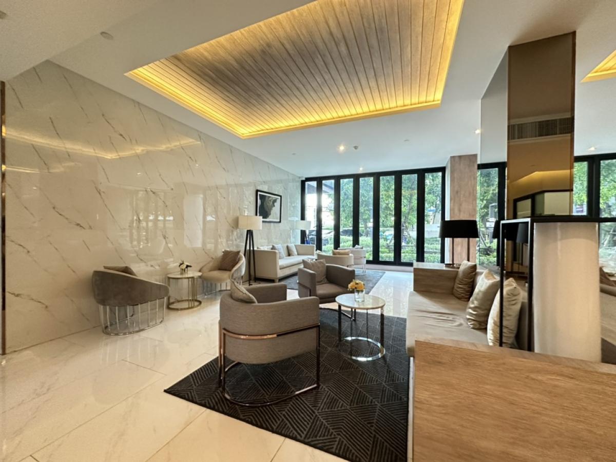 For SaleCondoVipawadee, Don Mueang, Lak Si : Condo for sale Knightsbridge Phaholyothin Interchange fully furnished, BTS line, Bang Khen Monument Circle, 2 bedrooms, location on the Green Line and Pink Line, Bang Khen Circle, fully furnished, located on the 5th floor, room size 35.64 sq m., 2 bedroom