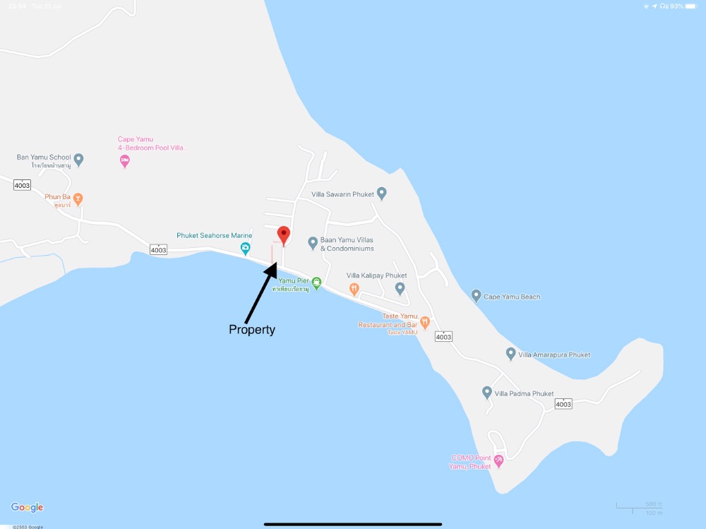 ให้เช่าที่ดินภูเก็ต : ให้เช่าที่ดินประมาณ1ไร่ เยื้องท่าเรือบ้านยามู ป่าคลอก