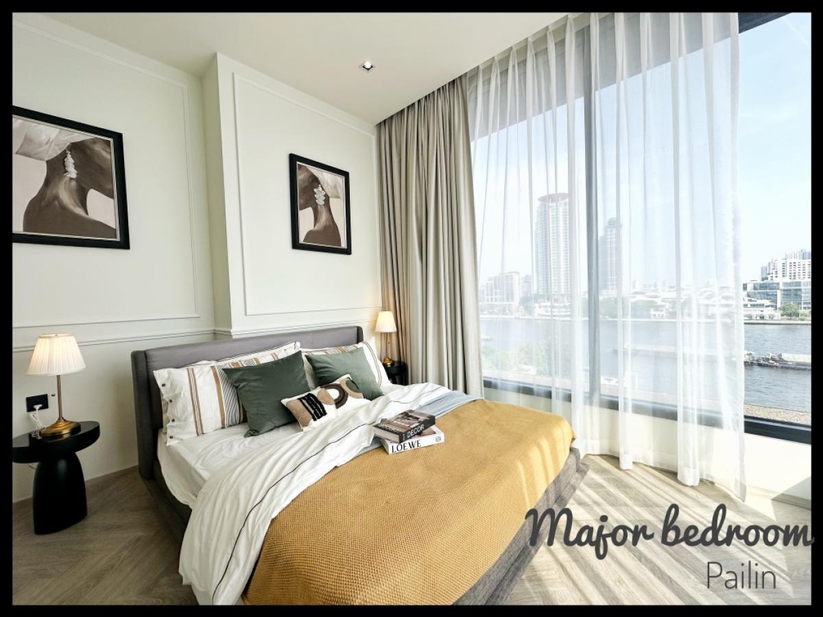 For RentCondoWongwianyai, Charoennakor : 🔥Urgent for rent🔥Chapter Charoennakorn Riverside, 2 bedrooms, 2 bathrooms, beautifully decorated, fully furnished, with private elevator❗