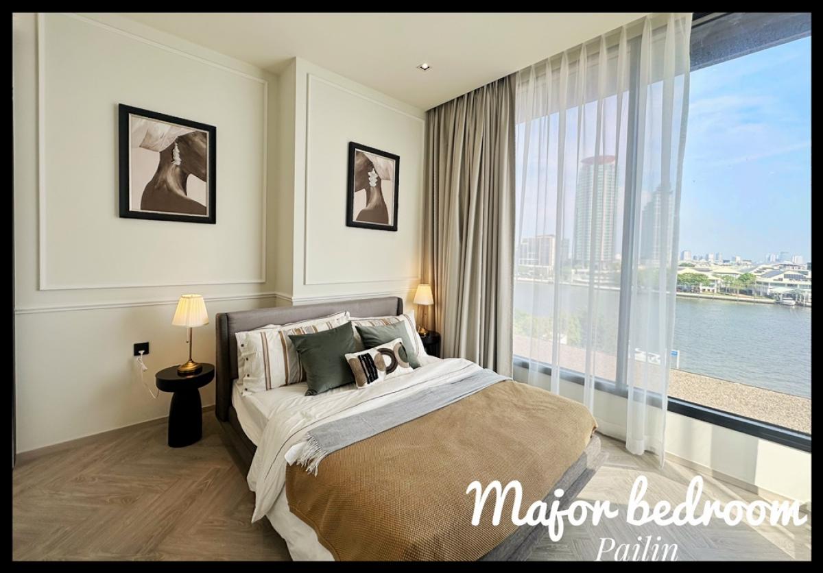 For RentCondoWongwianyai, Charoennakor : 🔥Urgent for rent🔥Chapter Charoennakorn Riverside, 2 bedrooms, 2 bathrooms, beautifully decorated, fully furnished, with private elevator❗