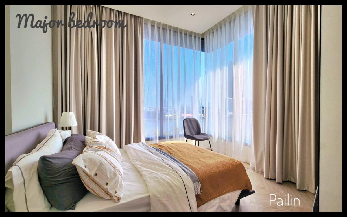 For RentCondoWongwianyai, Charoennakor : 🔥Urgent for rent🔥Chapter Charoennakorn Riverside, 2 bedrooms, 2 bathrooms, beautifully decorated, fully furnished, with private elevator❗