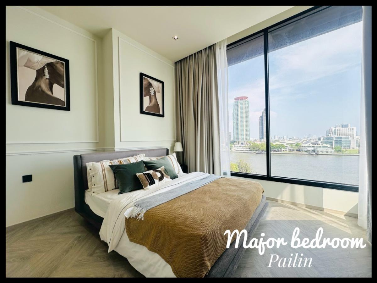 For RentCondoWongwianyai, Charoennakor : 🔥Urgent for rent🔥Chapter Charoennakorn Riverside, 2 bedrooms, 2 bathrooms, beautifully decorated, fully furnished, with private elevator❗