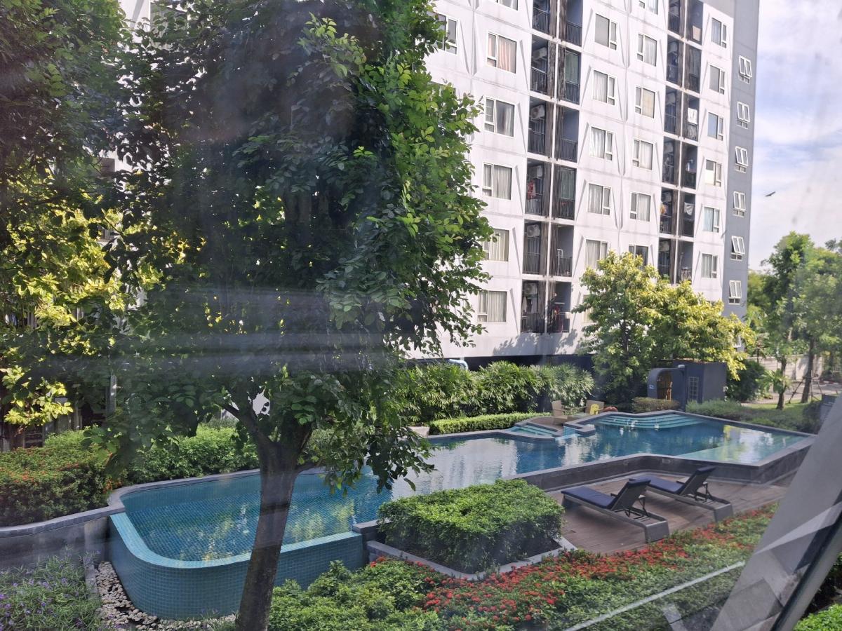 For RentCondoRama 2, Bang Khun Thian : Condo for rent, 28 sq m., Plum Rama 2, Phase 1, Building A, 2nd floor, garden view, near Central Rama 2, Bangmod Hospital, Rama 2 Expressway, make an appointment to view 0961944999 LINE: 14home