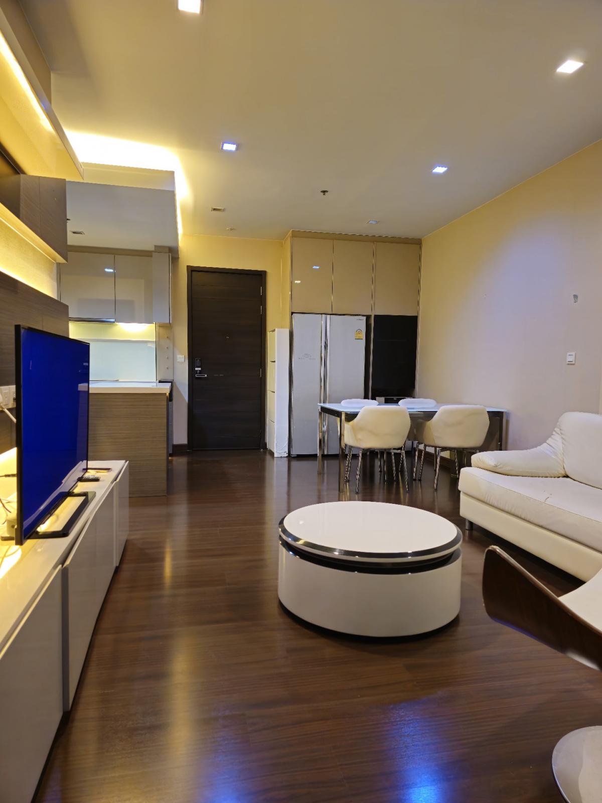 For RentCondoRatchadapisek, Huaikwang, Suttisan : Ivy Ampio Condo f or RENT ให้เช่า ** @50,000บาท/month Call 096-2615656 ห้องกว้างมาก 78 ตรม. 2 นอน 2 น้ำ เฟอร์ครบ พร้อมอยู่ Location : Huaikwang -Ratchada - Rama9 Rental Price : 59,000 Baht/Month Condominium near MRT : Thai culture Station Condo