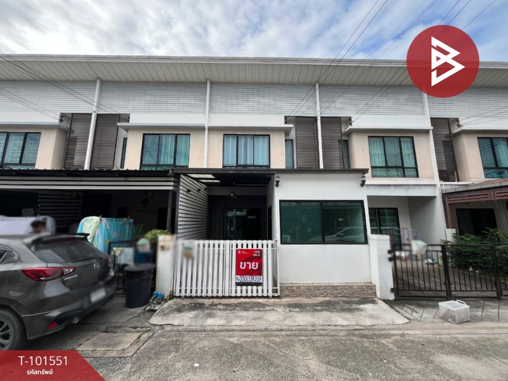 For SaleHouseBangna, Bearing, Lasalle : Townhouse for sale, Modi Villa Village, Bangna, Bang Sao Thong, Samut Prakan