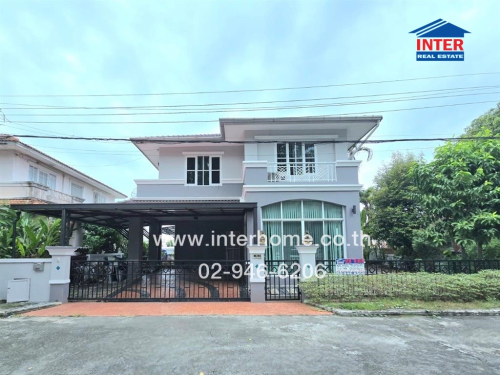 ขายบ้านมีนบุรี-ร่มเกล้า : บ้านเดี่ยว 2 ชั้น 75.9 ตร.ว. หมู่บ้านนลินวิลล์2 ตรงข้ามซอยเคหะร่มเกล้า25 ถนนรามคำแหง ถนนราษฎร์พัฒนา เขตสะพานสูง กรุงเทพมหานคร