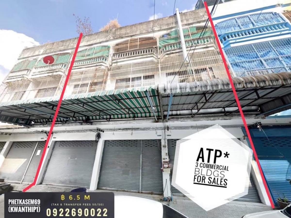 For SaleShop HouseBang kae, Phetkasem : **SELL 6.5MB** 3 Commercial Bldgs 45 Sqw @ Phetkasem 69