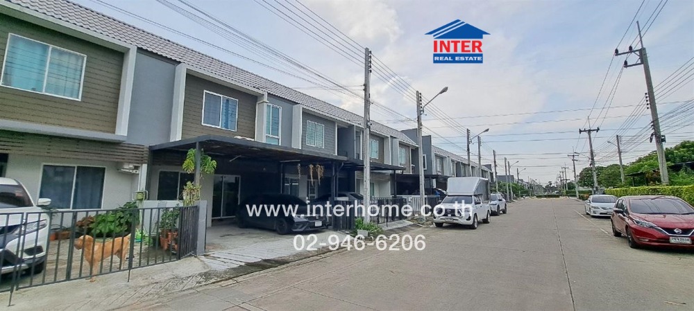 For SaleTownhomePathum Thani,Rangsit, Thammasat : 2-storey townhouse, 20 sq m, The Color Village, Rangsit Khlong 4, Rangsit Khlong 4, Rangsit-Nakhon Nayok Road, Lam Luk Ka, Pathum Thani